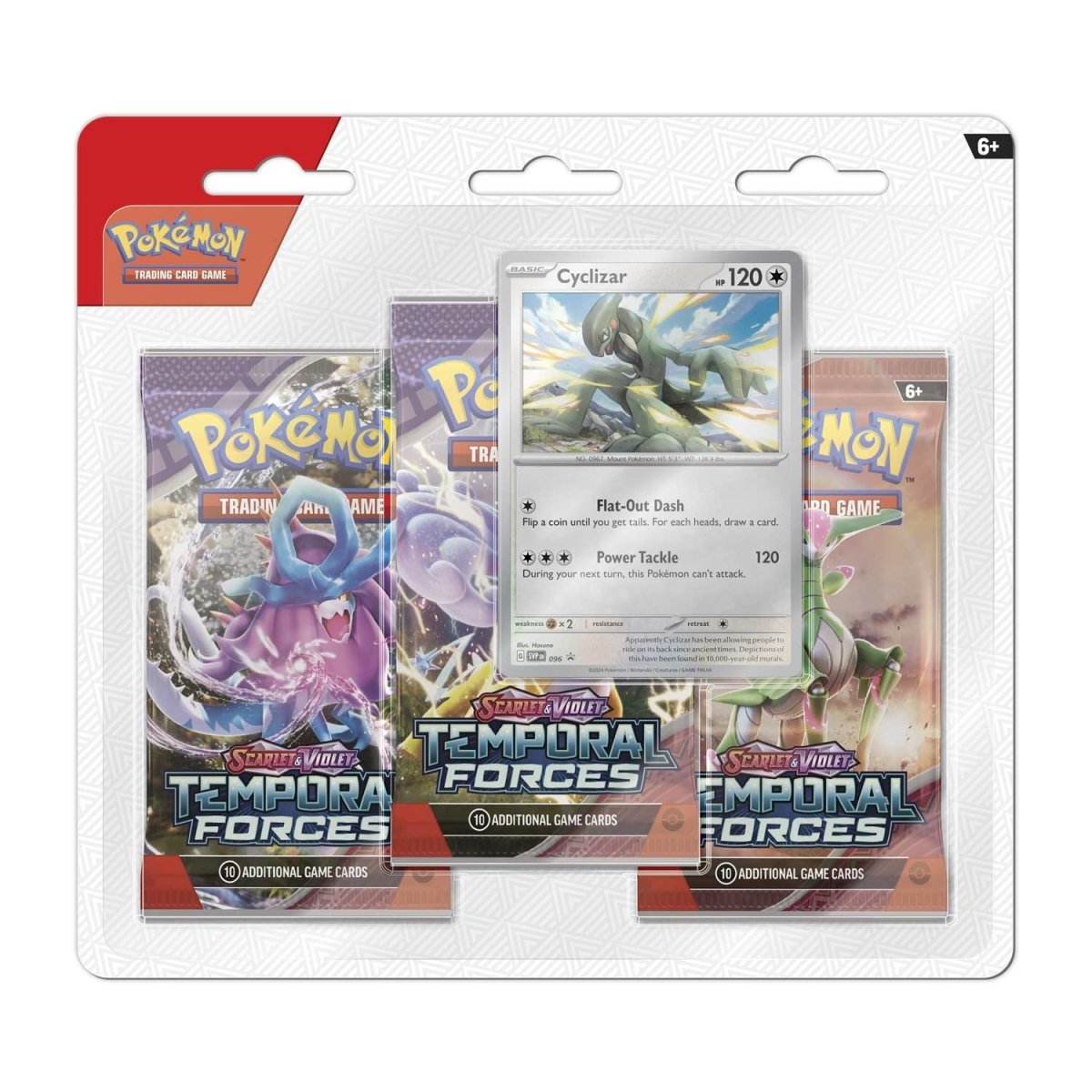 [EN] Pokemon Temporal Forces SV05 3 Pack Blister  - Scarlet & Violet Series - English