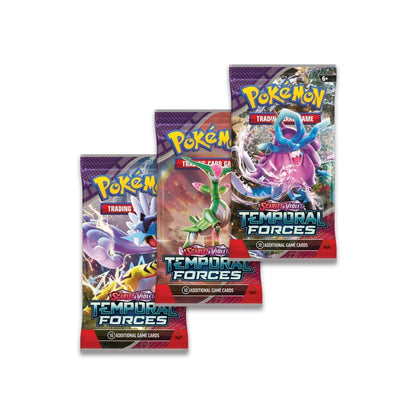 [EN] Pokemon Temporal Forces SV05 3 Pack Blister  - Scarlet & Violet Series - English