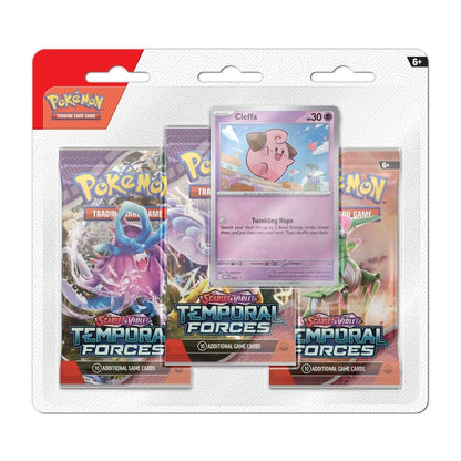 [EN] Pokemon Temporal Forces SV05 3 Pack Blister  - Scarlet & Violet Series - English