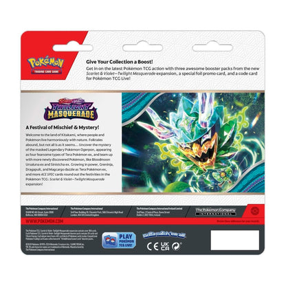 [EN] Pokemon Twilight Masquerade SV06 3 Pack Blister  - Scarlet & Violet Series - English
