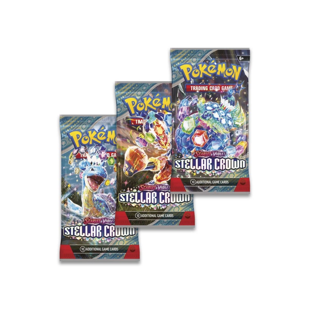[EN] Pokemon Stellar Crown SV07 3 Pack Blister  - Scarlet & Violet Series - English
