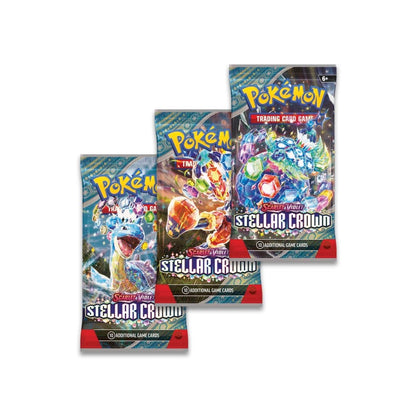 [EN] Pokemon Stellar Crown SV07 3 Pack Blister  - Scarlet & Violet Series - English