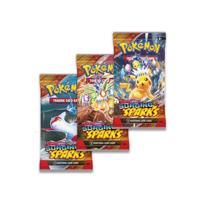 [EN] Pokemon Surging Sparks SV08 3 Pack Blister  - Scarlet & Violet Series - English