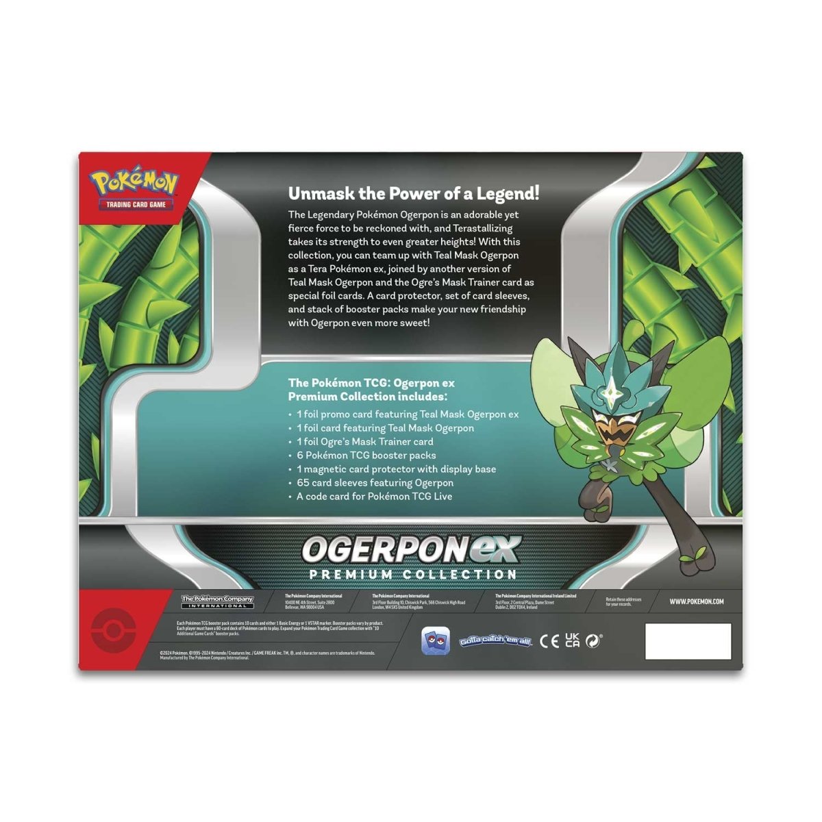 [EN] Pokemon Ogerpon ex Premium Collection - English