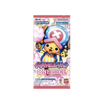 [JP] One Piece EB-01 Booster Box Extra Booster Memorial Collection - Japanese Trading Card Game EB01