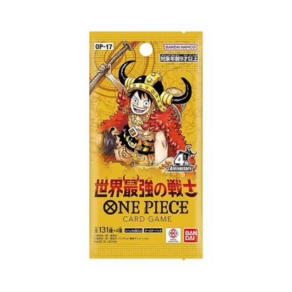 [JP] One Piece OP-17 The World's Strongest Warrior - Japanese - Trading Card Game OP17