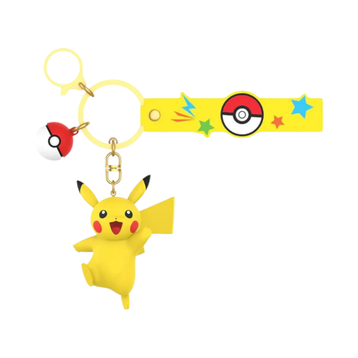 [CN] FUNISM Pokémon Vinyl Keychain Wrist Strap - Simplified Chinese