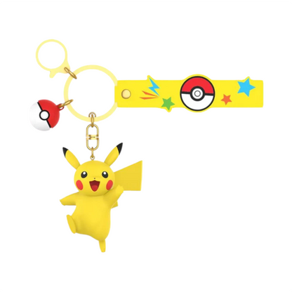 [CN] FUNISM Pokémon Vinyl Keychain Wrist Strap - Simplified Chinese