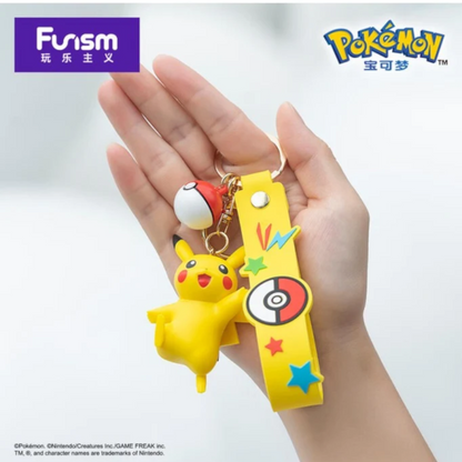 [CN] FUNISM Pokémon Vinyl Keychain Wrist Strap - Simplified Chinese