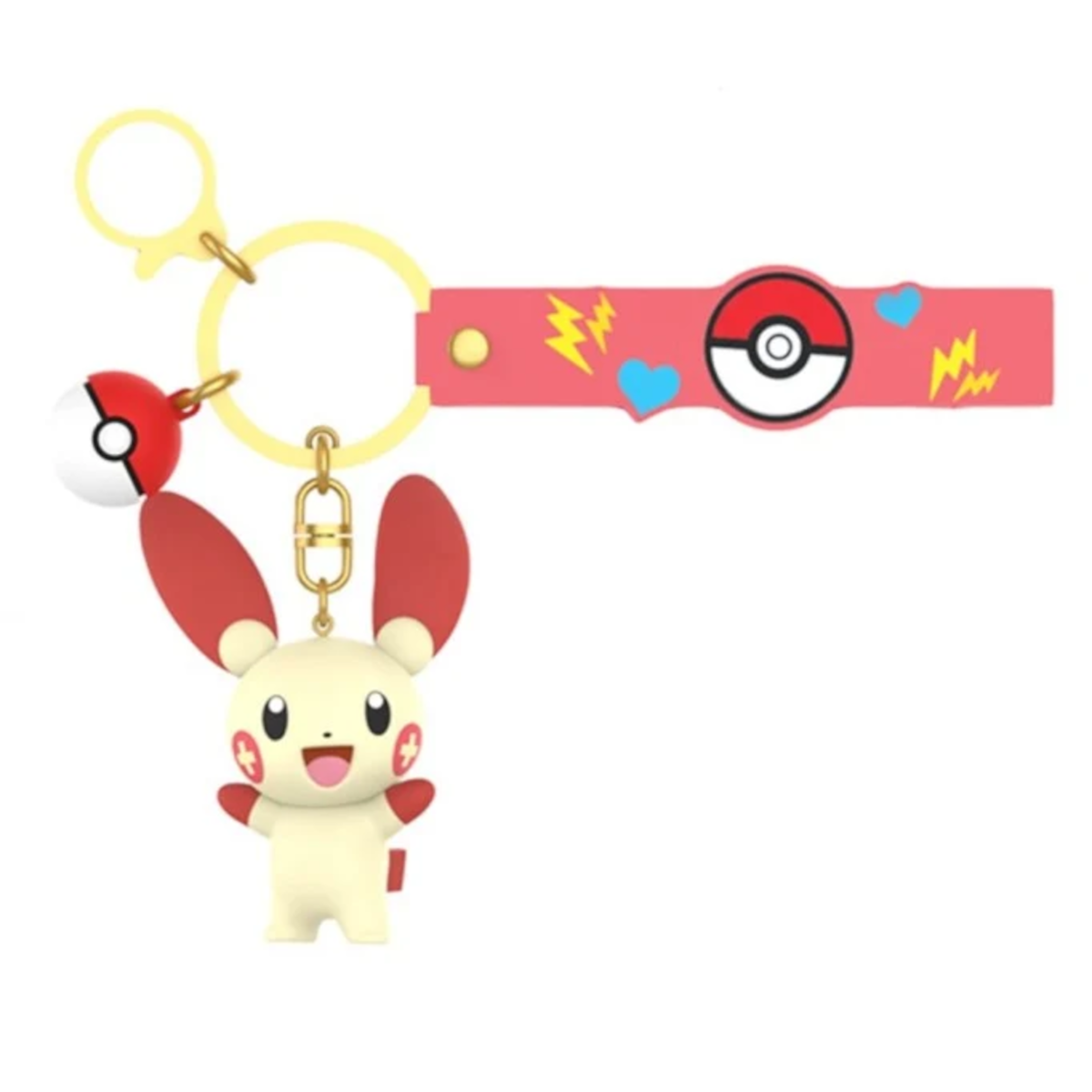 [CN] FUNISM Pokémon Vinyl Keychain Wrist Strap - Simplified Chinese
