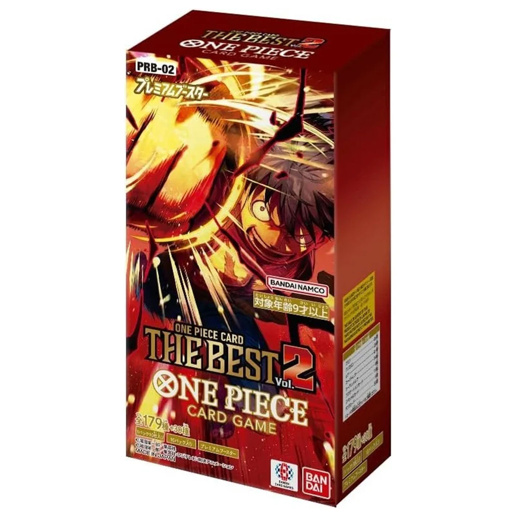 [JP] One Piece PRB-02 THE BEST V2 Premium Booster Box - Japanese Trading Card Game - PRB02