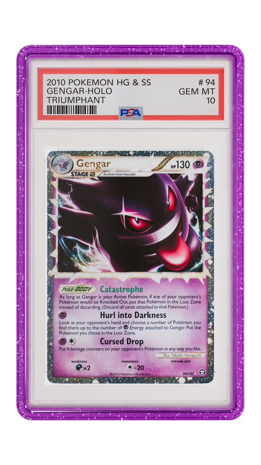 GradedGuard Purple Glitter Limited Edition Protector Case - PSA