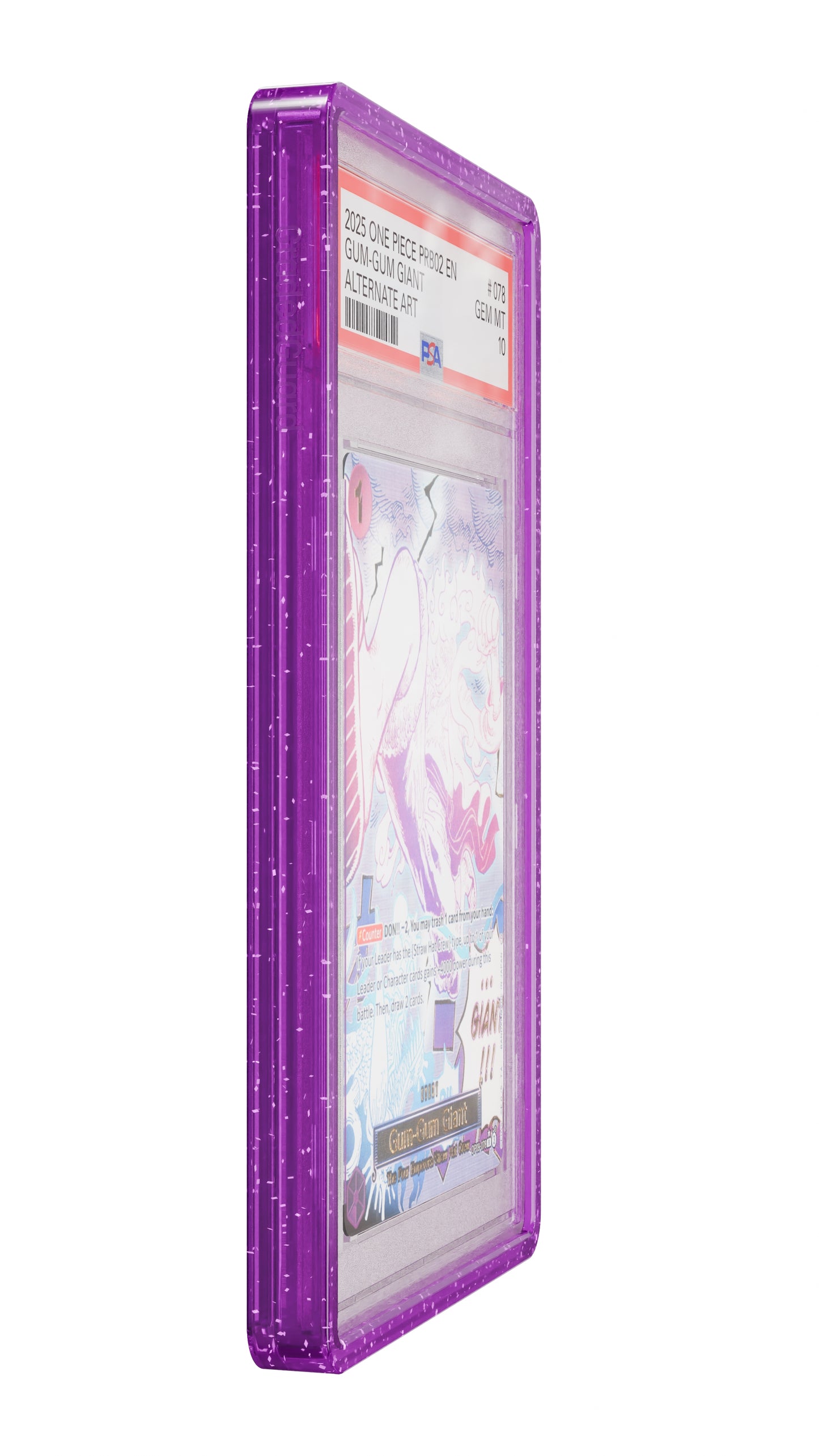 GradedGuard Purple Glitter Limited Edition Protector Case - PSA