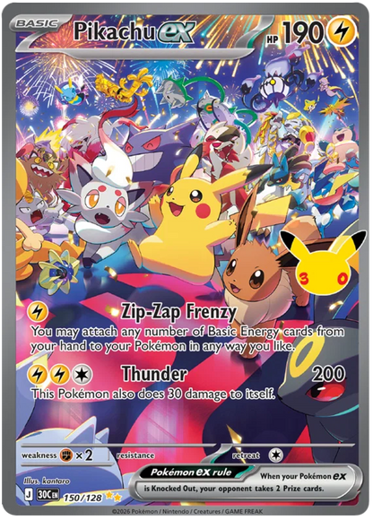 [EN] Pokémon 30th Celebration Booster Pack - Mega Series - English