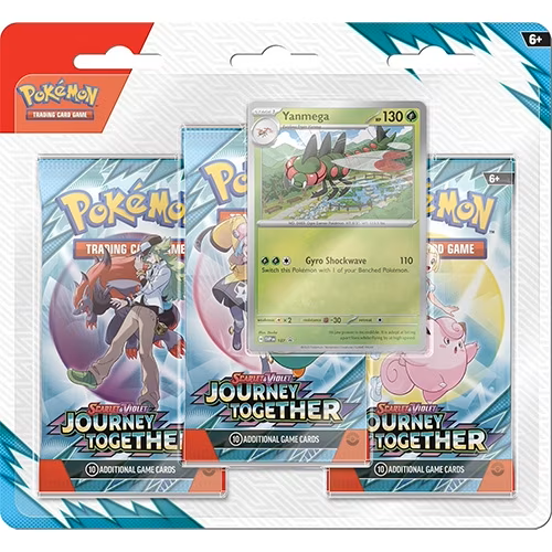 [EN] Pokemon Joureny Together SV09 3 Pack Blister  - Scarlet & Violet Series - English