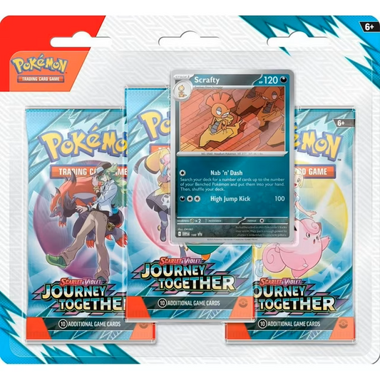 [EN] Pokemon Joureny Together SV09 3 Pack Blister  - Scarlet & Violet Series - English