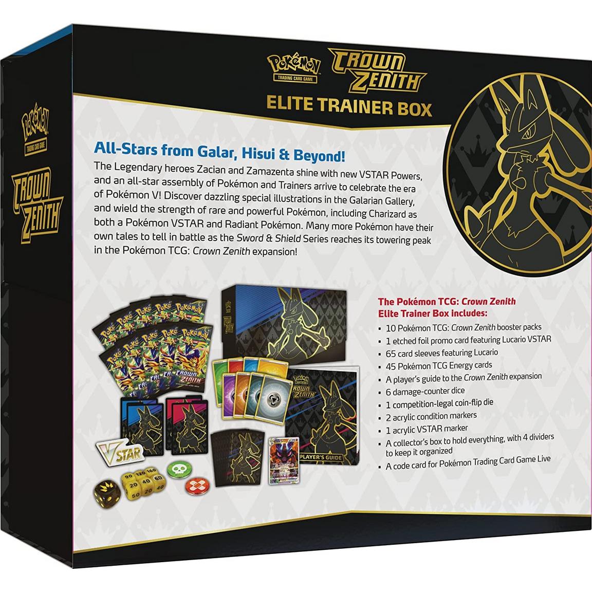 [EN] Pokemon Crown Zenith SWSH12.5 Elite Trainer Box - Sword & Shield Series - English