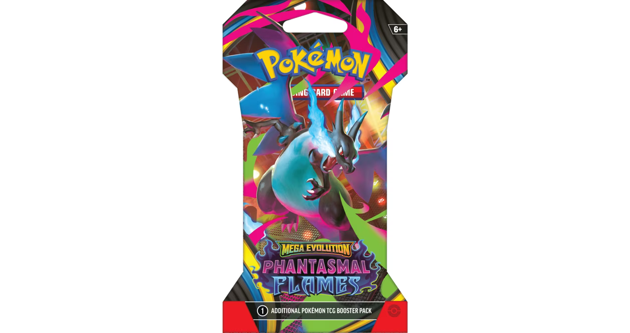 [EN] Pokémon Phantasmal Flames ME02 Sleeved Booster Pack - Mega Series - English