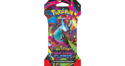 [EN] Pokémon Phantasmal Flames ME02 Sleeved Booster Pack - Mega Series - English
