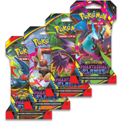 [EN] Pokémon Phantasmal Flames ME02 Sleeved Booster Pack - Mega Series - English