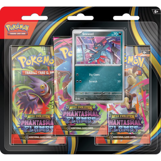 [EN] Pokémon Phantasmal Flames ME02 3 Pack Blister - Mega Series - English
