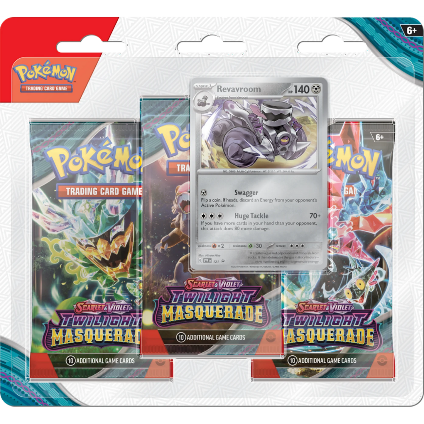 [EN] Pokemon Twilight Masquerade SV06 3 Pack Blister  - Scarlet & Violet Series - English