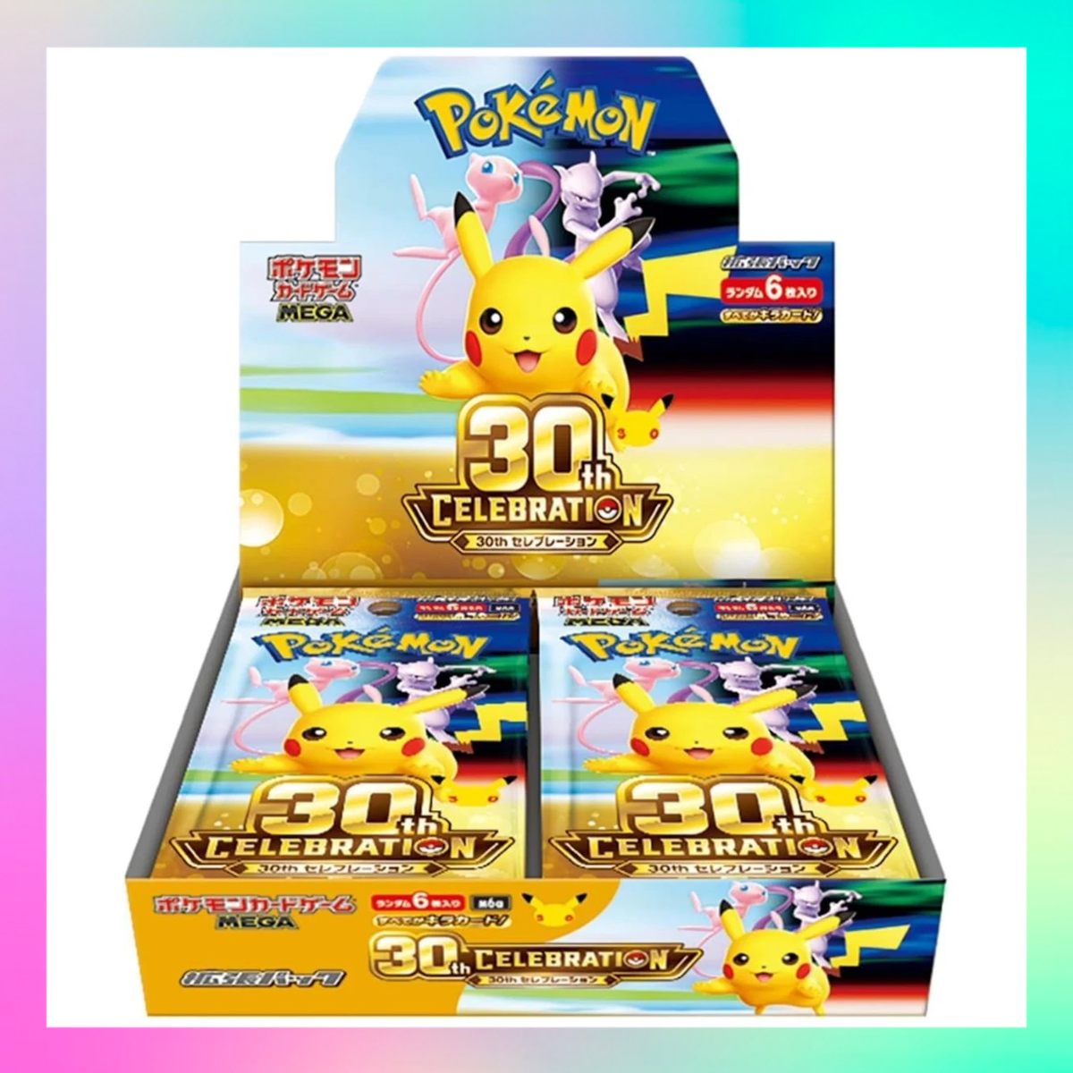 [JP] Pokemon 30th Celebration M6A Booster Box - Mega Series - Japanese