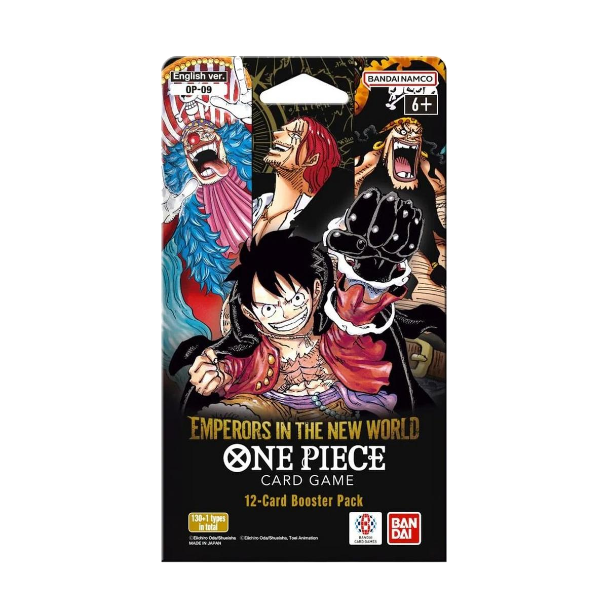 [EN] One Piece OP-09 Emperor's In The New World - Sleeve Booster Pack - English - Trading Card Game OP09