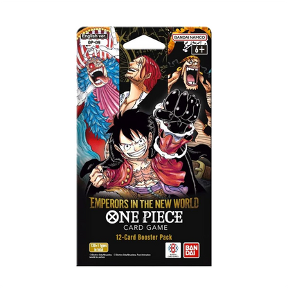 [EN] One Piece OP-09 Emperor's In The New World - Sleeve Booster Pack - English - Trading Card Game OP09
