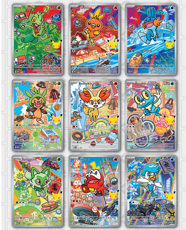 [EN] Pokémon First Partner Illustration Collection 2026 - Series 3 - English