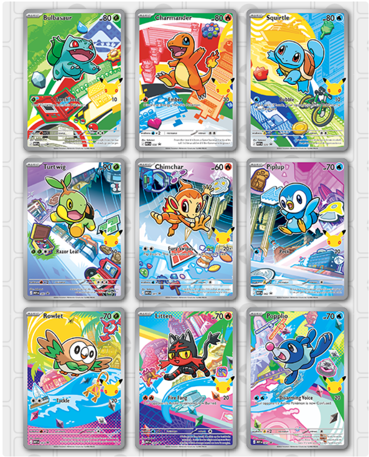 [EN] Pokémon First Partner Illustration Collection 2026 - Series 1 - English