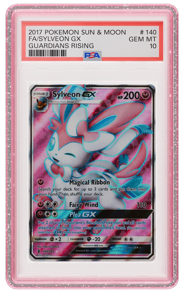 GradedGuard Pink Glitter Limited Edition Protector Case - PSA