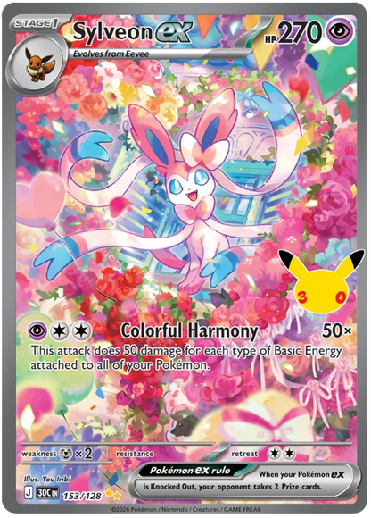 [EN] Pokémon 30th Celebration Booster Pack - Mega Series - English