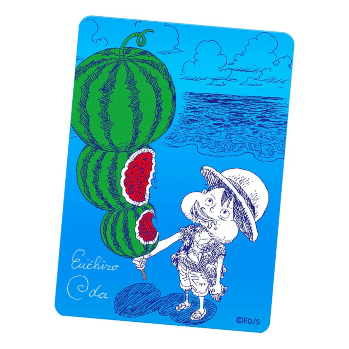 [JP] Watermelon Luffy Metakira Card PROMO - Shueisha NatsuComi Summer Comics Fair - Japanese