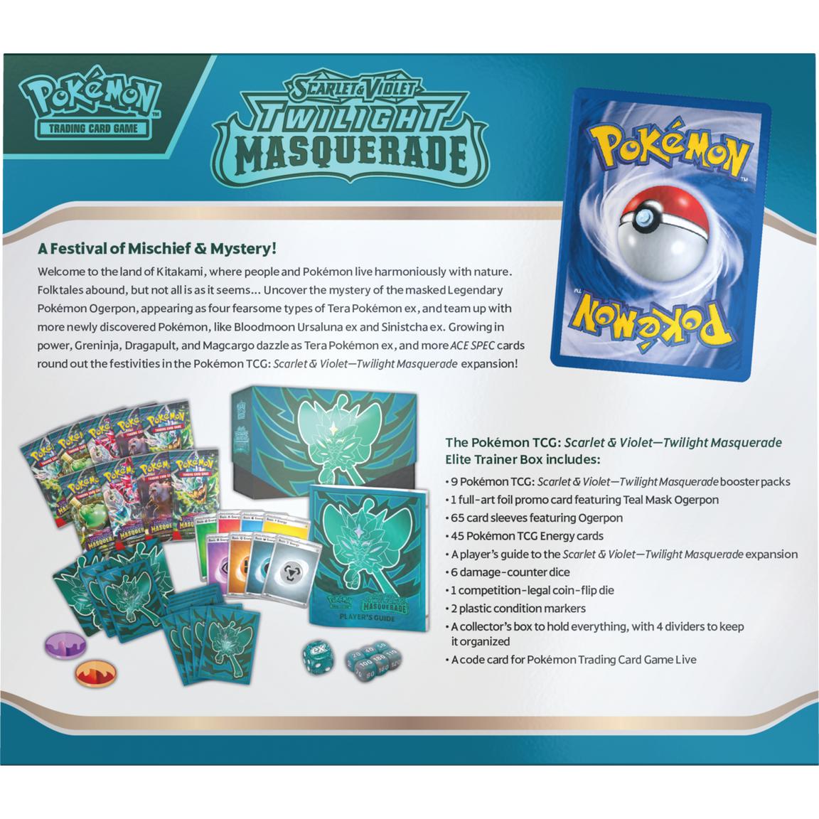 [EN] Pokémon Twilight Masquerade SV06 ETB Elite Trainer Box - Scarlet & Violet Series - English