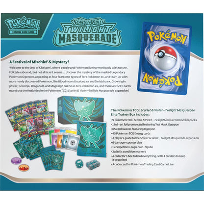 [EN] Pokémon Twilight Masquerade SV06 ETB Elite Trainer Box - Scarlet & Violet Series - English